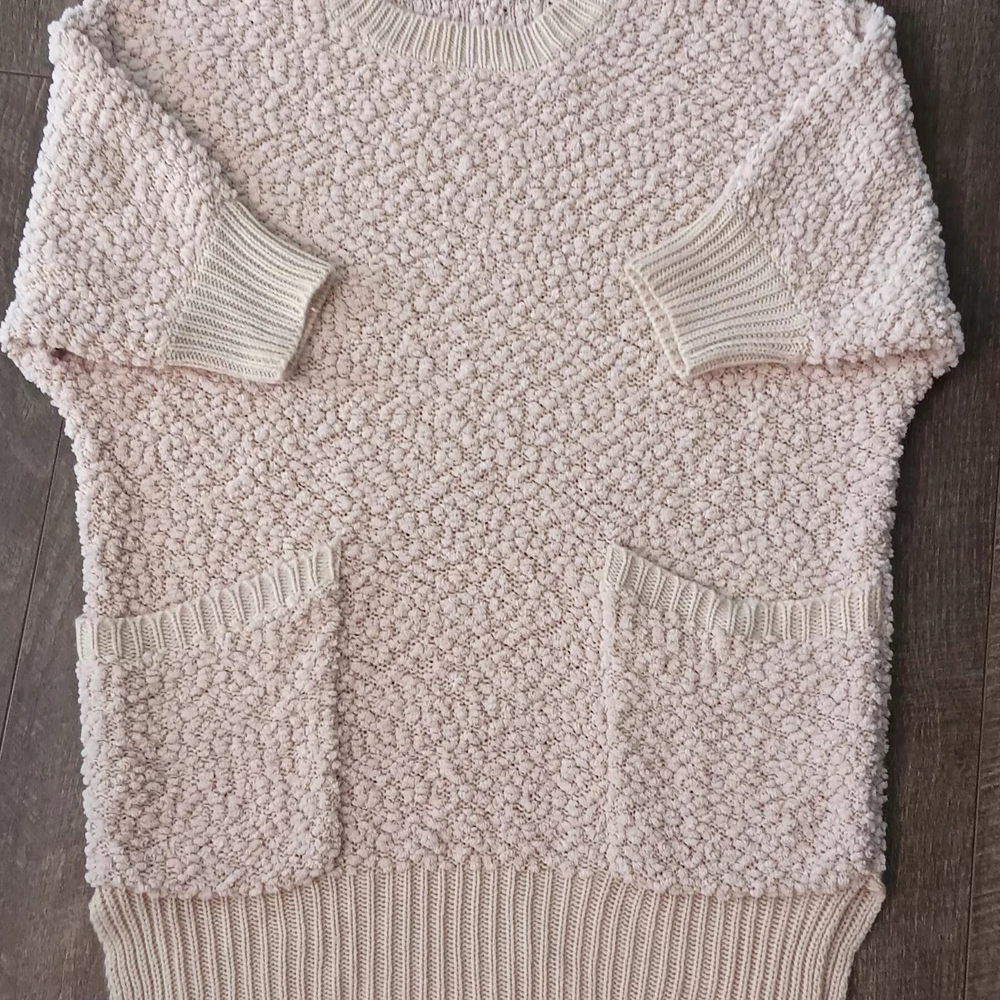 Umgee Cream Textured Women's Sweater